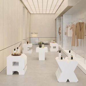 Customizable Letter Display Stand Paper Furniture Manufacturer