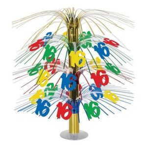 Multicolor Cascade Centerpiece Milestone Birthday Party Supplies Manufacturer