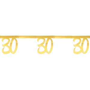 30th Birthday Gold Bunting Sunbeauty Private Label Party Supplies Factory