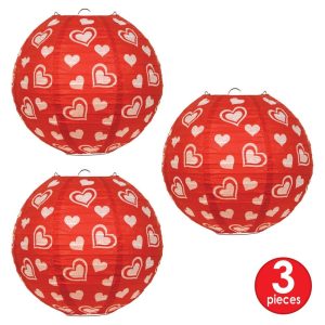 Heart Paper Lanterns Round Rice Paper Lanterns Manufacturer