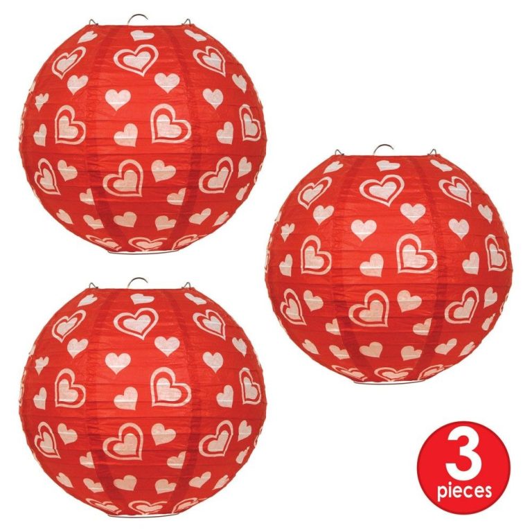Heart Paper Lanterns (2)