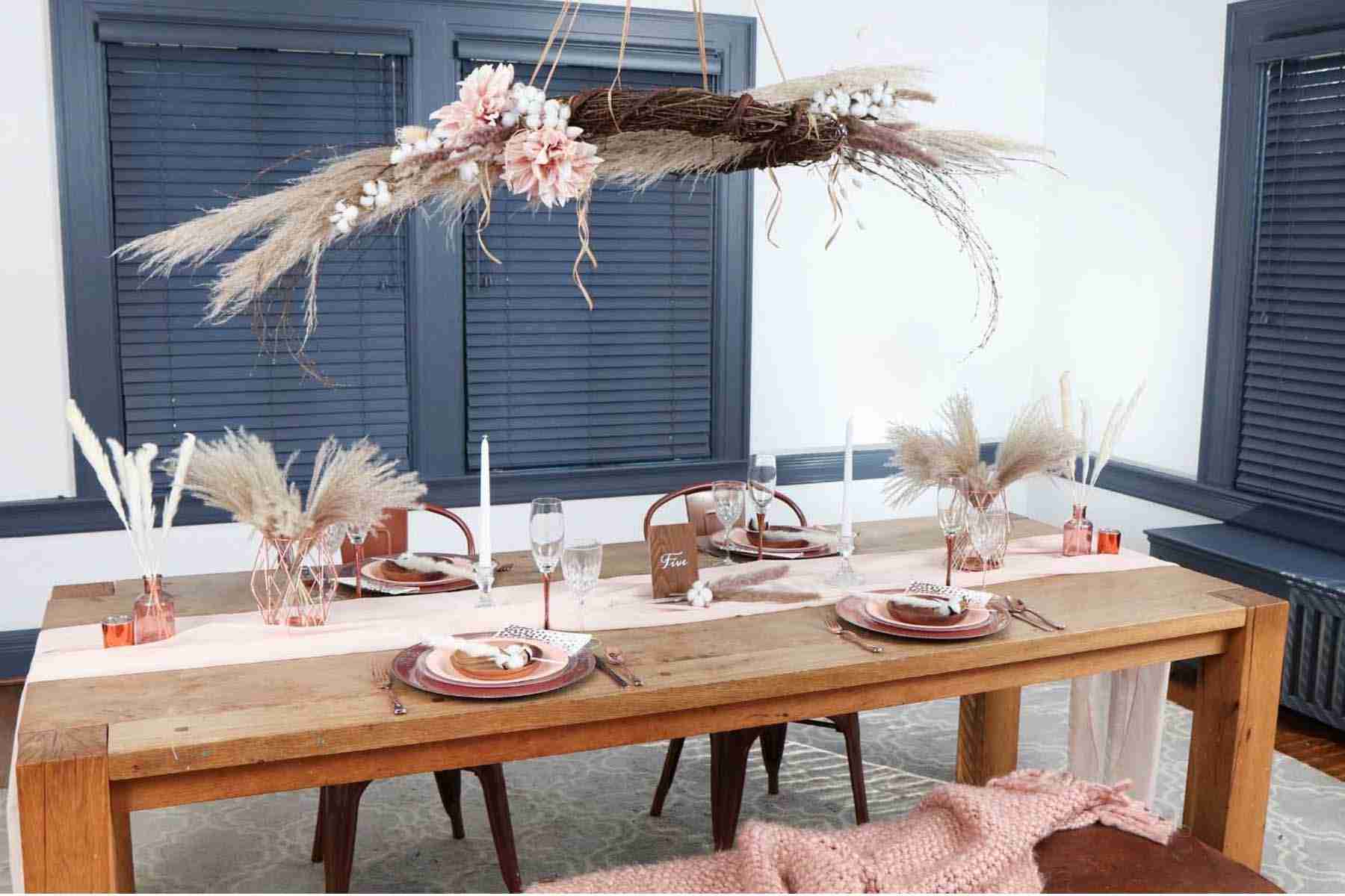 Neutral Bohemian Bridal Shower