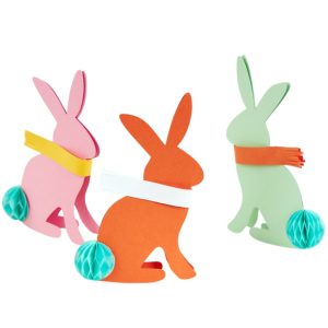 High Quality Paper Honeycomb Bunny Centerpieces Manufactory