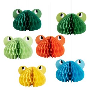 Summer Paper Frog Honeycomb Decorations for Hanging Manufacturer Wholesale
