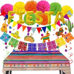 Fiesta Decorations Mexican Theme Party Supplies Sunbeauty Manufactory