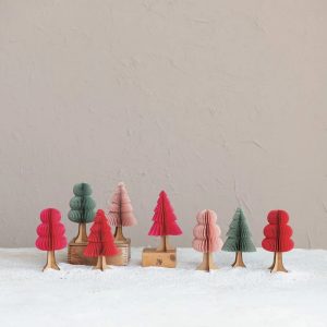Hello HoneyxAE 18x22 Paper x26 Reclaimed Wood Folding Honeycomb Tree Set in 2 Styles 1