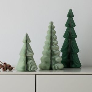 tonal green decorative paper tabletop trees xl 3