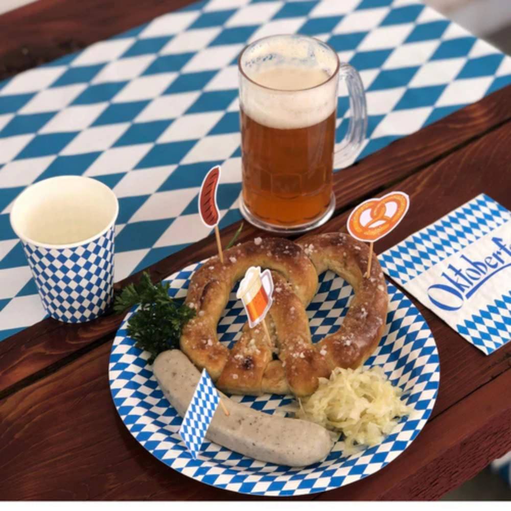 Oktoberfest Party Supplies 8 Piece Food or Cake Topper Assorted Party Decorations 6