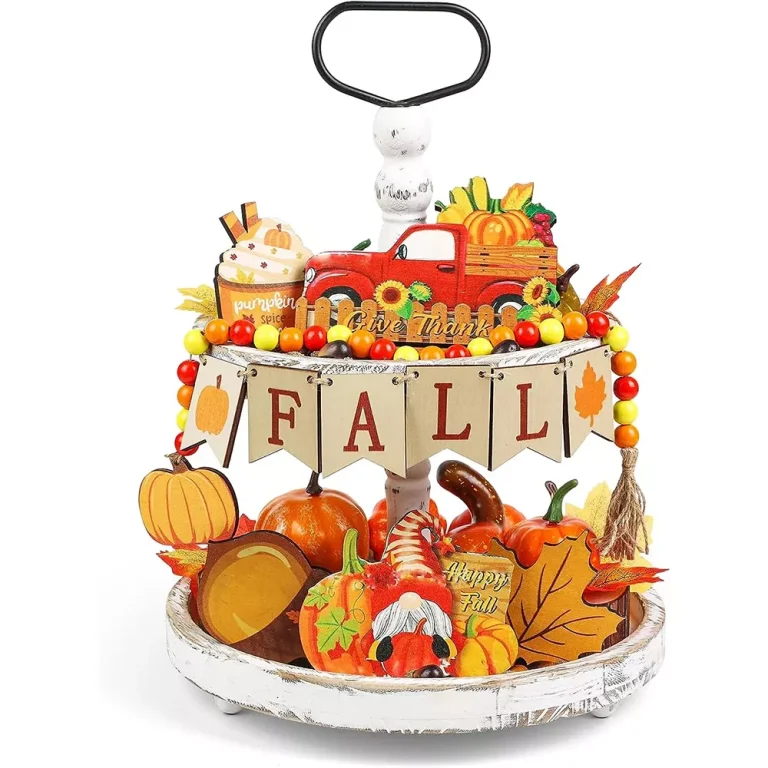 Thanksgiving Farmhouse Tiered Tray