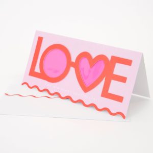 Valentine's Glasses Cards (24 Pack) – Custom Classroom Exchange Set Bulk