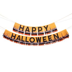 Halloween Fringe Garland Set Custom Made Paper Decor for Wholesale Supply