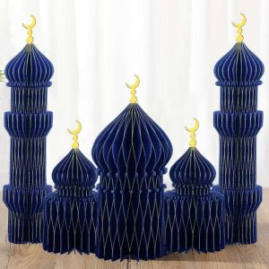 Bespoke Ramadan Honeycomb Table Centerpiece Set 7pcs Wholesale Vendor