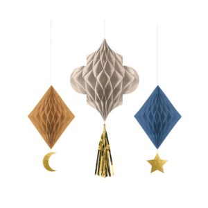 Custom Eid Ramadan Honeycomb Tassel Hanging Decoration Bulk Wholesaler Supplier