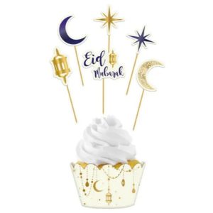 Customised Eid Mubarak Cupcake Decoration Kit Factory Direct OEM Bulk Supplier