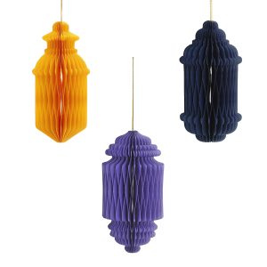 Personalised Eid Mubarak Paper Honeycomb Hanging Ornaments Bulk Factory Direct