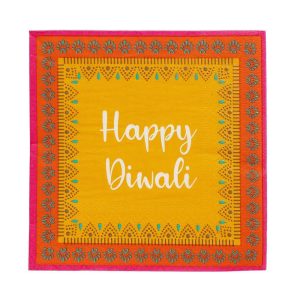 OEM Diwali Recyclable Paper Napkins Serviettes Bulk Table Decor Wholesale