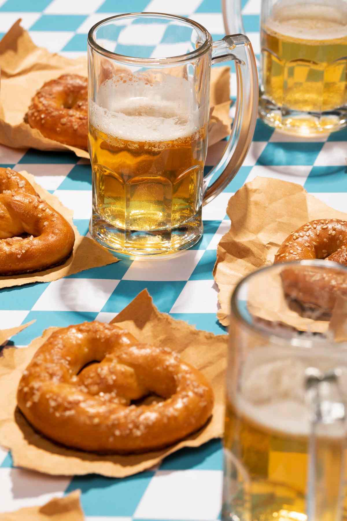 oktoberfest arrangement with delicious pretzel 2