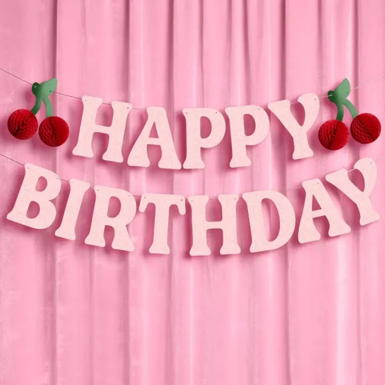Cherry Birthday Banner Customized (3)