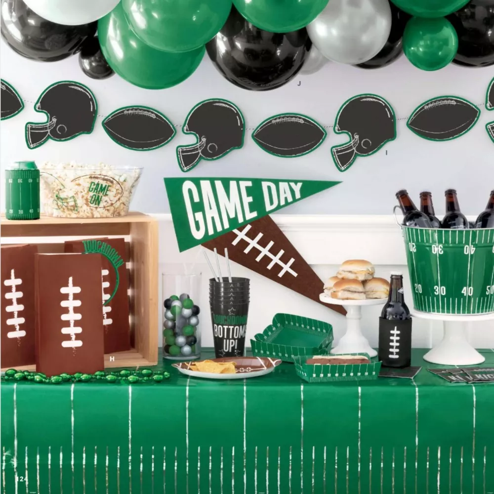 Football Party Paper Banner Custom Game Day 4