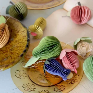 Honeycomb Apples Ivy Set 4