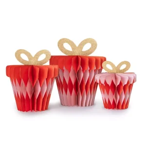 Honeycomb Present Set Customized Gift Shaped Paper Decor for Retail Use