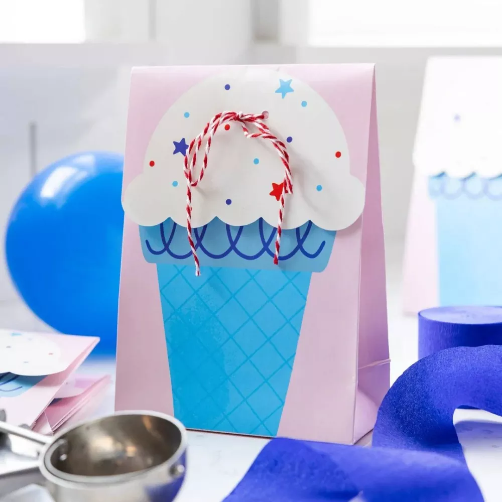 patriotic ice-cream party favor bags - Sunbeauty party supplies factory