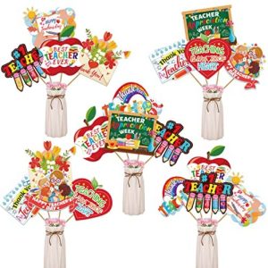 Personalzied Teacher Ever Party Props Table Centerpiece Sticks