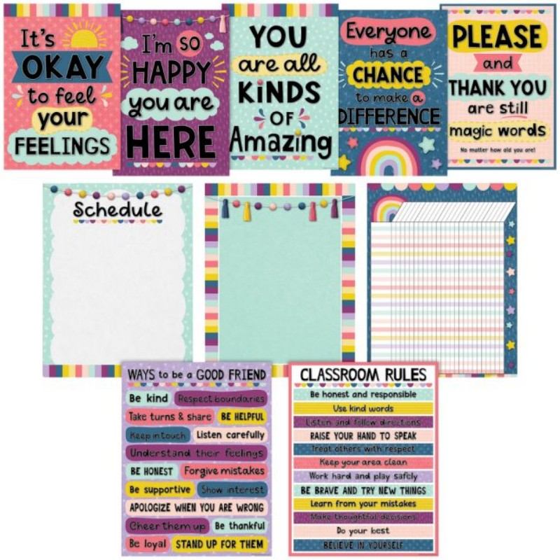 Oh Happy Day Classroom Décor Set (4)