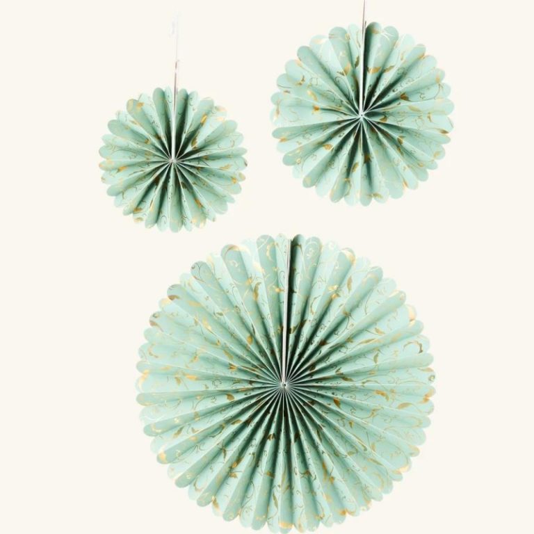 Paper fans _ Paper. 3pcs