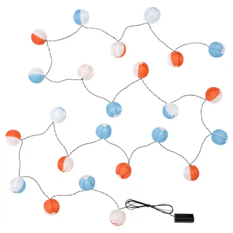 SOLVINDEN LED string light with 24 lights, outdoor battery operated_globe multicolor
