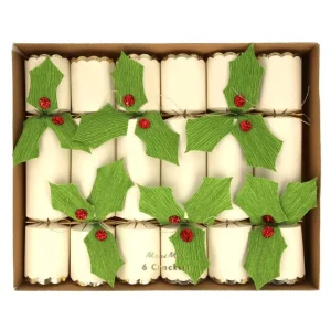 Custom Made Christmas Party Holly Crackers Wholesale Factory