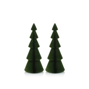 High Quality Wholesale Paper Decorative Alpina Tree Set of 2