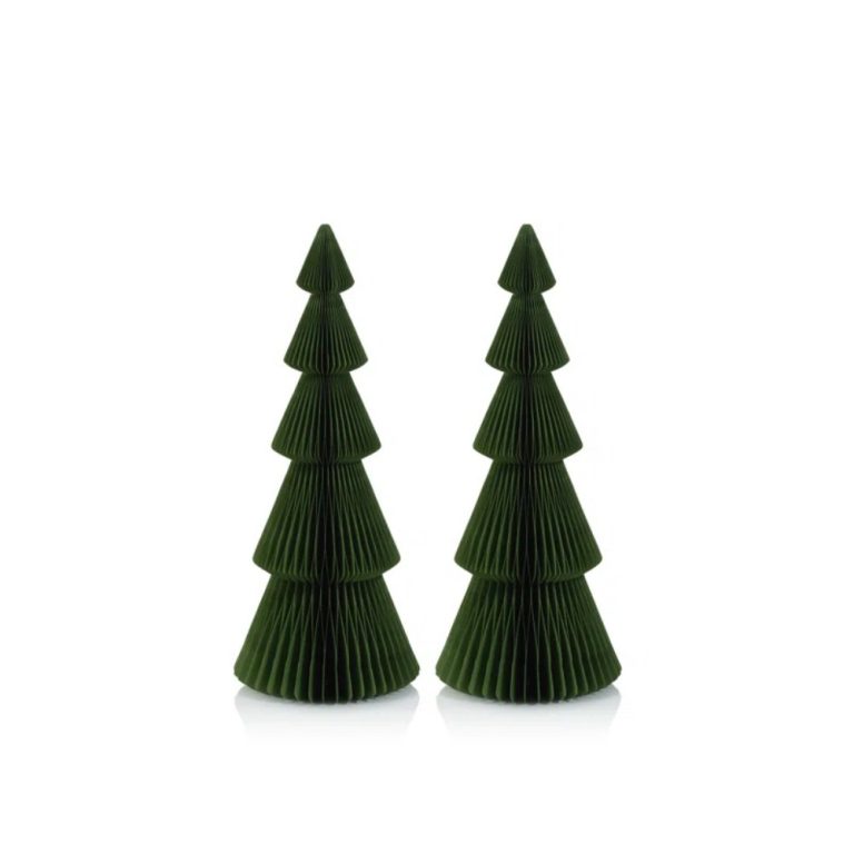 24_ Paper Decorative Alpina Trees, Set of 2, Light Green (1)