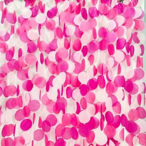 Factory Hot Sale Backdrop Garland Tissue Paper Hanging Curtain Streamer for Birthday Bachelorette Party