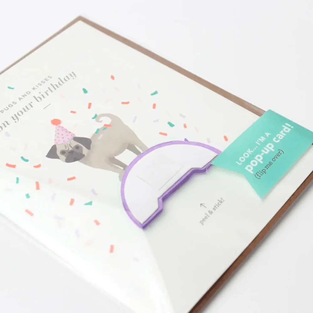 _Pugs and Kisses_ Birthday Card - Shop Sweet Lulu (2)
