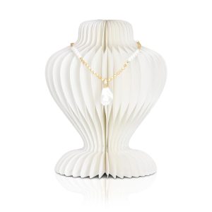 Foldable Jewelry Display Stand White Honeycomb Paper Manufacturer