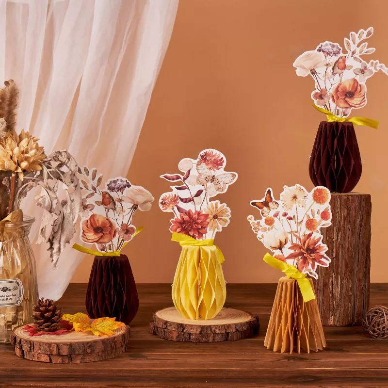 orange paper vase paper furniture wholesale