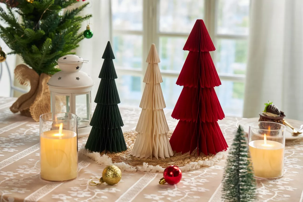 Sunbeauty Christmas Tree Paper Honeycomb Trees Manufacturer