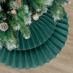 Sunbeauty Honeycomb Green Christmas Tree Collar Wholesale