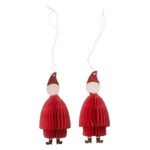 Private Label OEM Paper Honeycomb Santa Christmas Valentine's Day Gift