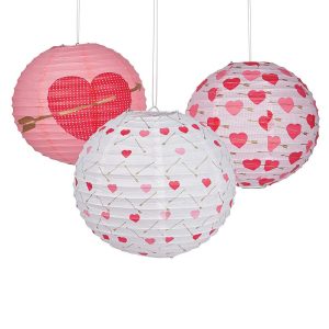 Valentine Arrow Hanging Paper Lantern Custom OEM Bulk