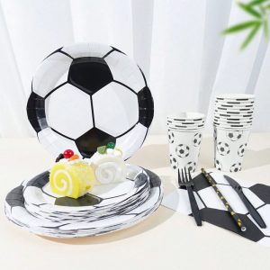 Soccer Themed Paper Plates Wholesale Supplier