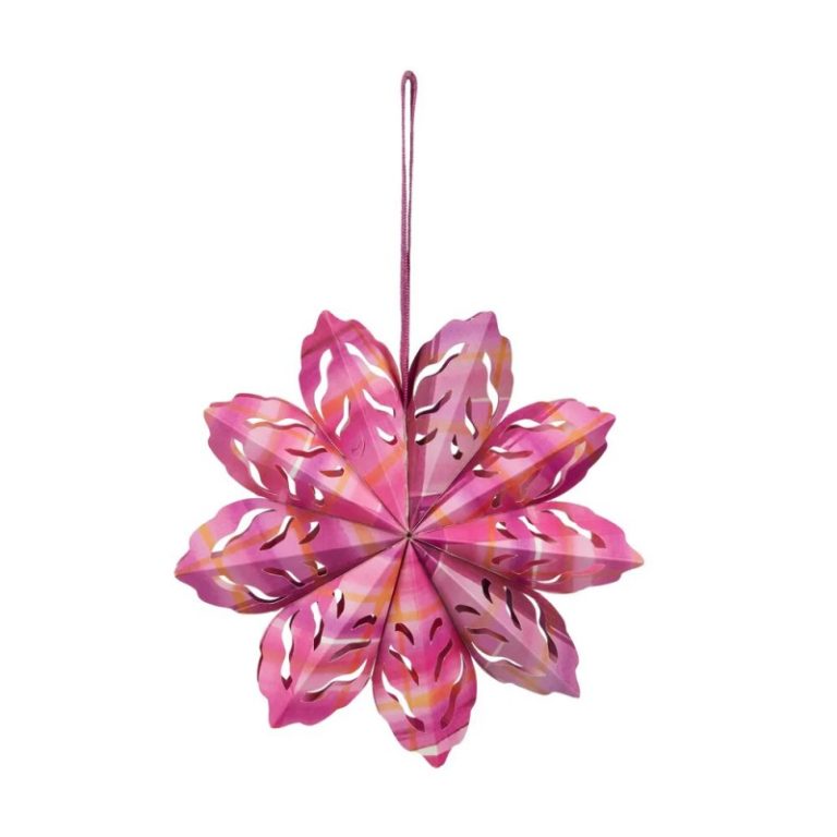 Gradient Snowflake Ornaments (2)