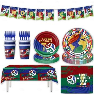 Sports Theme Soccer Party Supplies Wholesale Factory