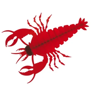 sunbeauty Red paper lobster cutout decoration for beach or maritime party themes