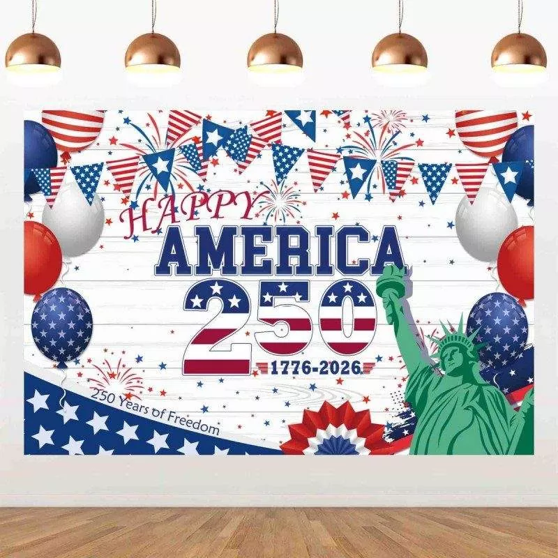America 250 Commemorative Backdrop