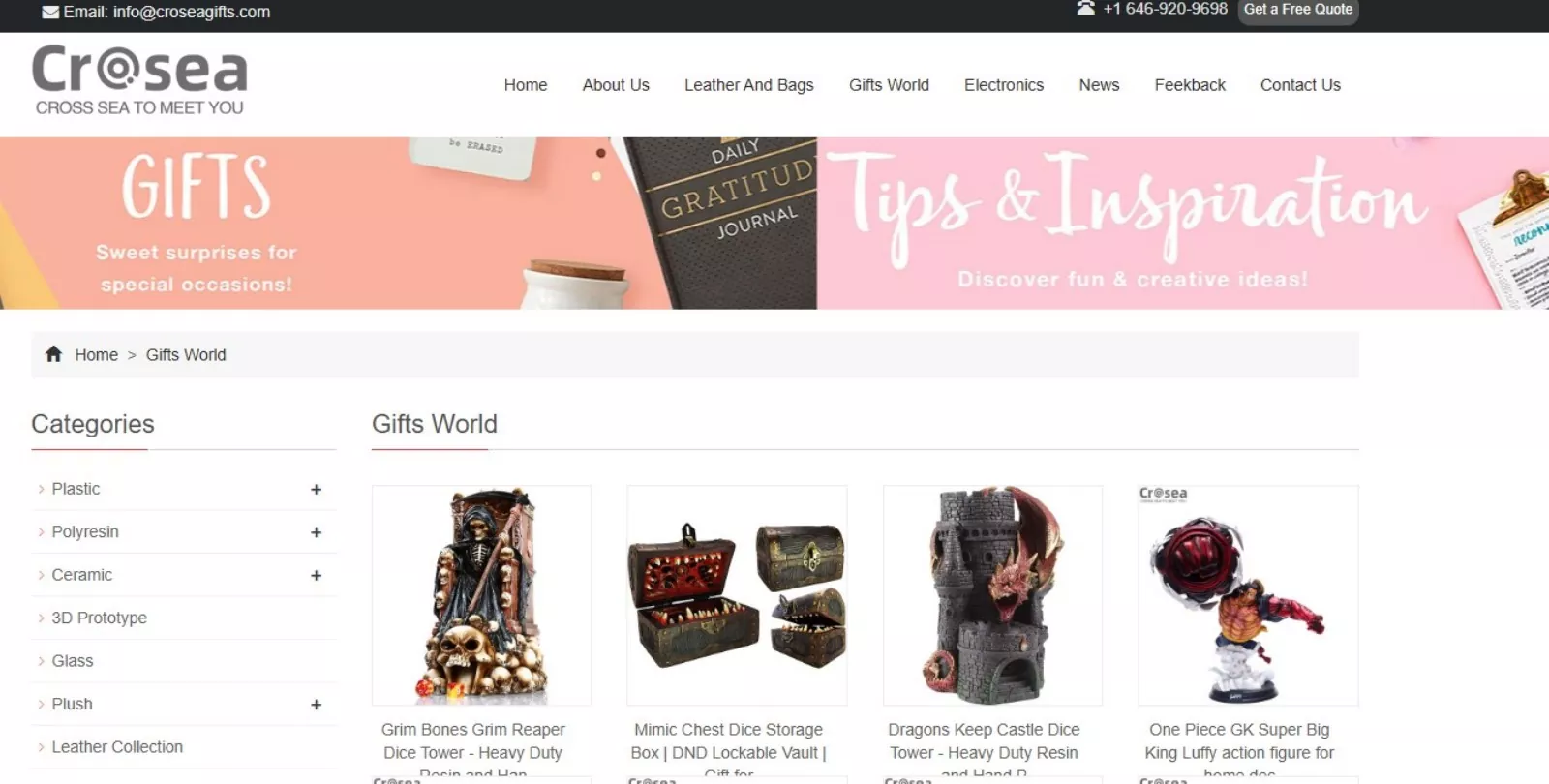 CROSEA, Inc. — Best for Custom Seasonal Gifts
