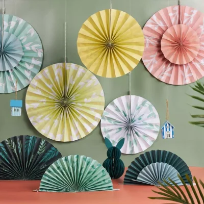 customized paper fan decorations Sunbeauty Factory