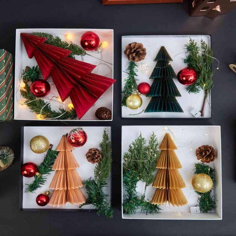 Christmas tree gift set of four Christmas tree gift set of four