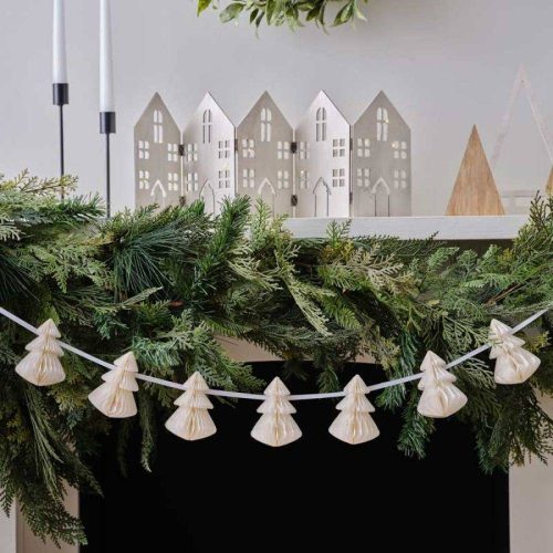 Cream Honeycomb Trees Garland – 2m Cream Honeycomb Trees Garland - 2m